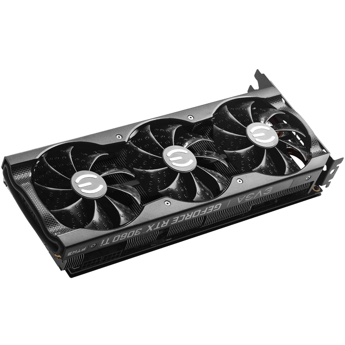 EVGA RTX 3060 Ti FTW Ultra Gaming port panel for easy connectivity