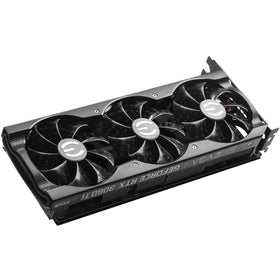 EVGA RTX 3060 Ti FTW Ultra Gaming port panel for easy connectivity