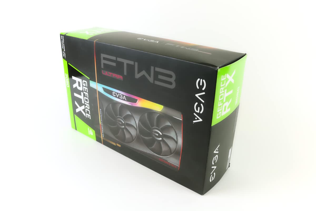 EVGA RTX 3080 FTW3 Ultra LHR label visible indicating mining-resistance.