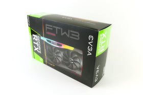 EVGA RTX 3080 FTW3 Ultra LHR label visible indicating mining-resistance.