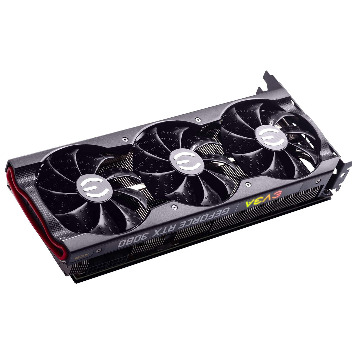 EVGA RTX 3080 XC3 Ultra PCIe interface shows easy installation for compatible systems