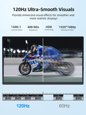 EVICIV 18.5-inch FHD IPS display delivers vivid colors and sharp contrast for content creators