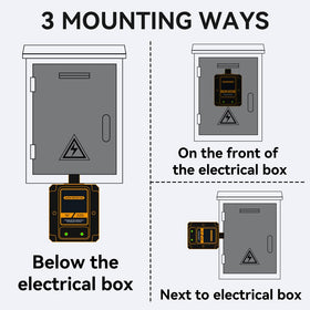 EvoDevice EVOSPD2SURGE wiring connections view showing clear terminals for straightforward electrician installation.
