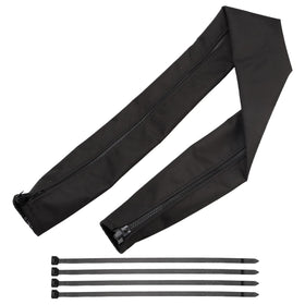 EVRBUL 48-inch zippered rigging sleeve organizes boat cables neatly for a clean setup