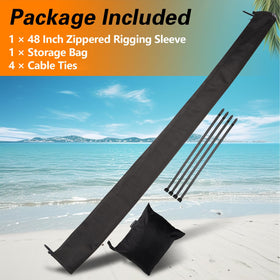 Durable EVRBUL sleeve helping keep wiring organized and accessible on board
