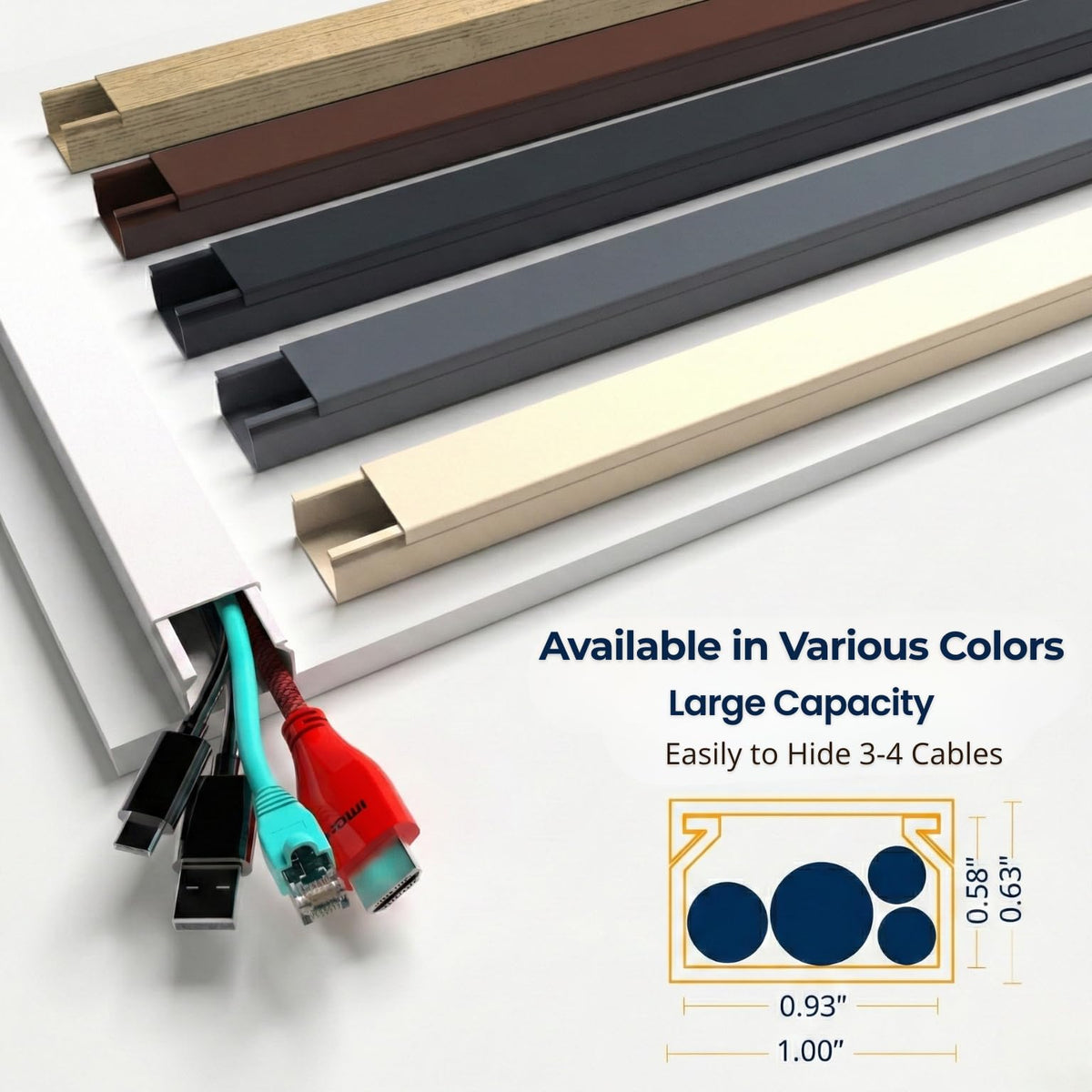 evza adhesive backing detail highlighting strong peel-and-stick mounting benefit