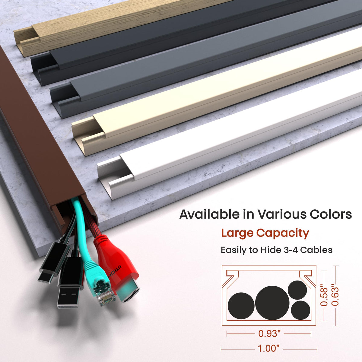 EVZA raceway paintable PVC surface close-up for hidden matching walls