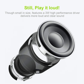 EWA A106Pro with custom bass radiator enhances deep bass for portable listening.