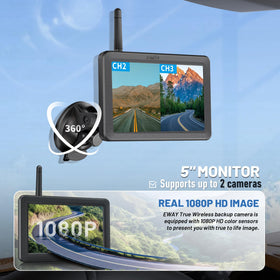 EWAY battery-powered wireless kit offers easy installation with no complex wiring.