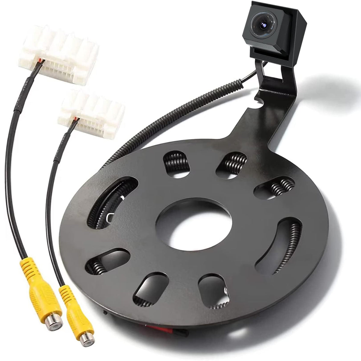 EWAY Classic 1.0 backup camera on spare tire mount for Jeep Wrangler—clear rear view