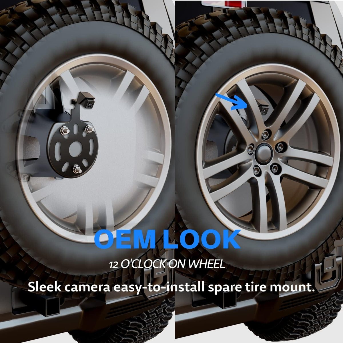 OEM monitor adapter kit for flexible Wrangler display options