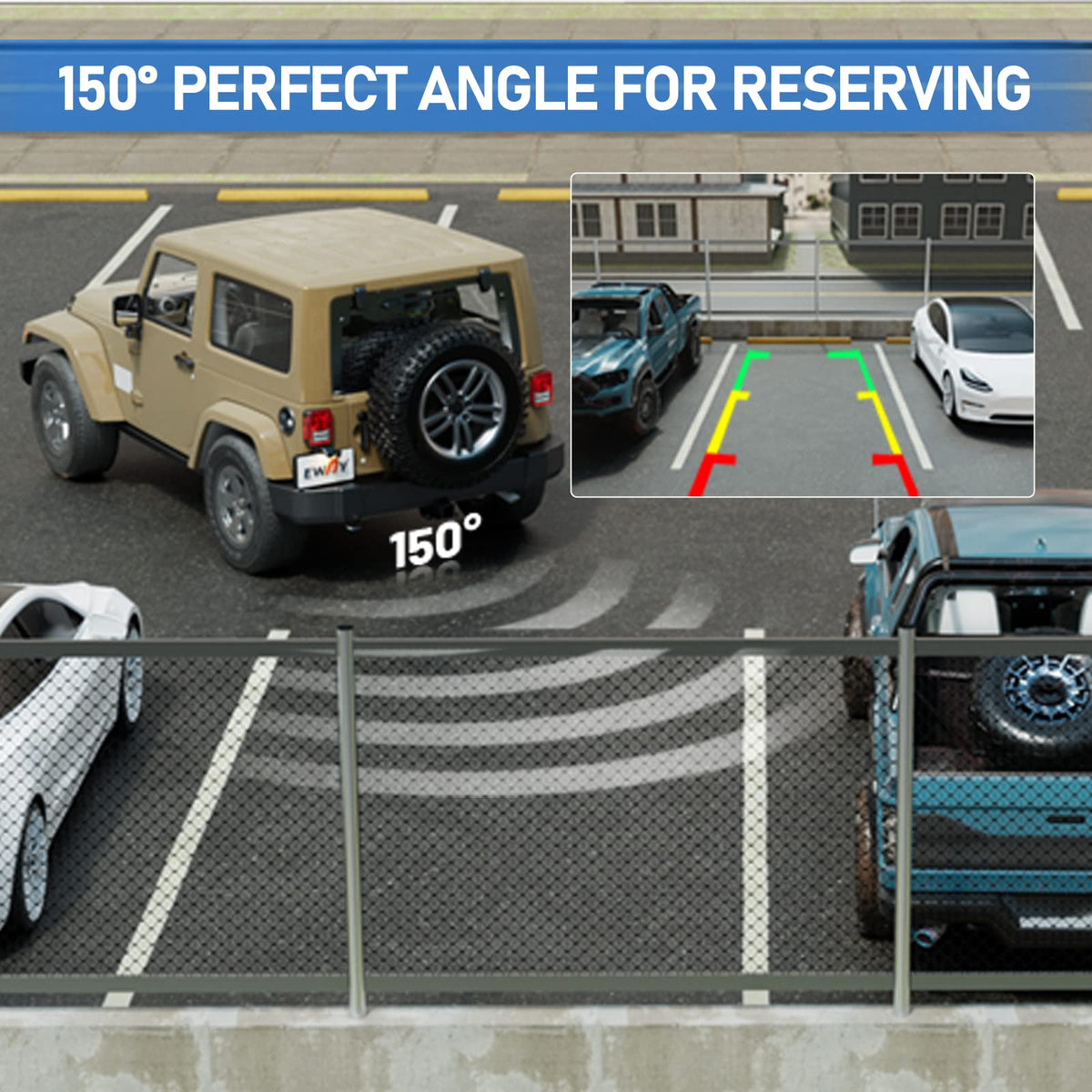 EWAY night vision helps see obstacles in low light conditions.