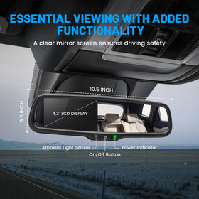 EWAY OEM-look rearview mirror bracket for clean factory-style installation.