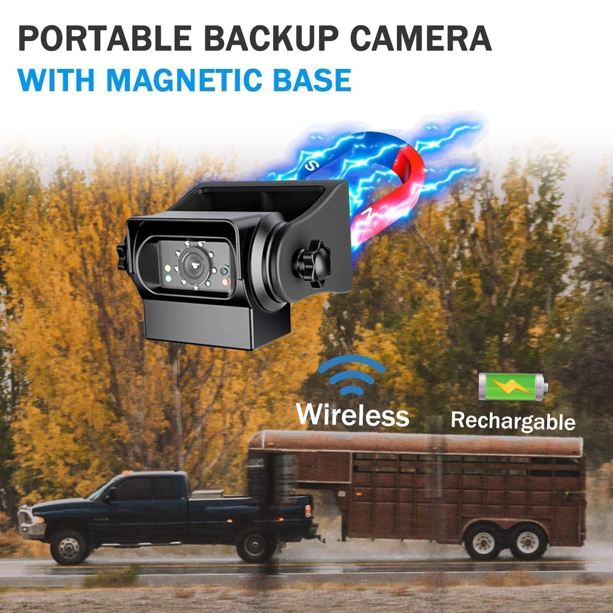 EWAY type-C charging port keeps the camera powered during stops