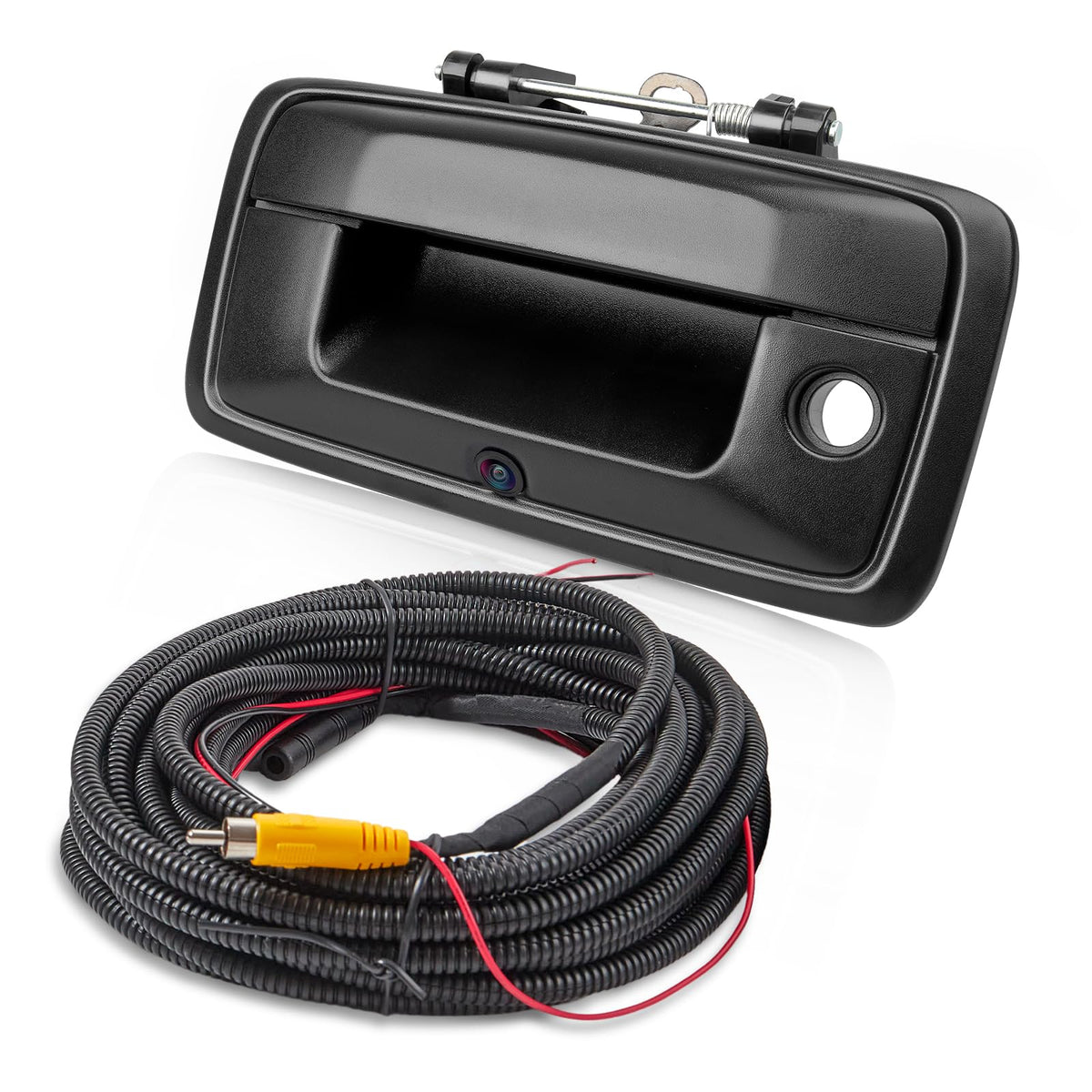 EWAY rear-view camera on Silverado tailgate handle improves reversing safety