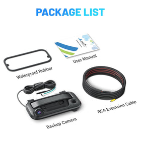 EWAY RCA plug-and-play camera kit enables quick installation.