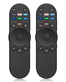 EWO'S universal remote XRT270 front view for Vizio TVs with reliable up-to-50-foot range.
