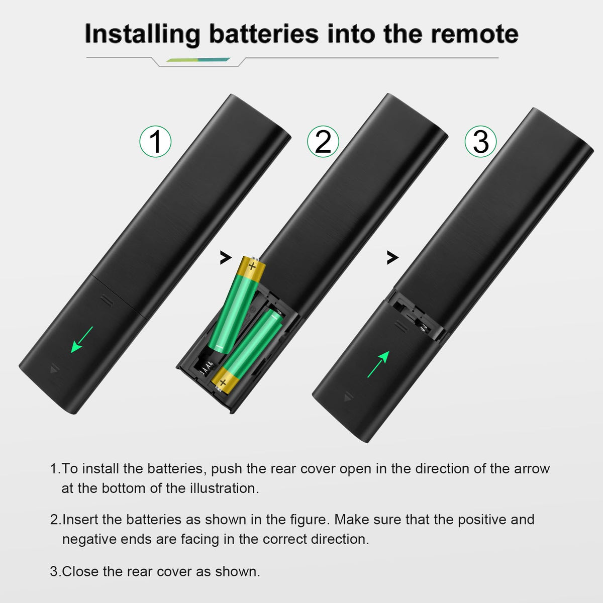 Side profile of EWO'S remote showing slim, portable design.