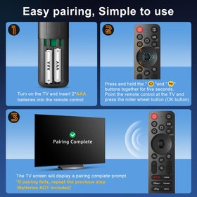 EWO'S remote in living room lifestyle setting for easy family control