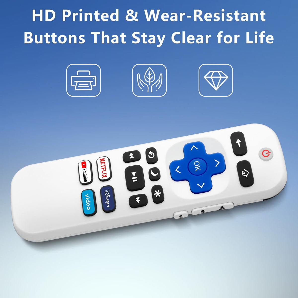 EWO'S remote with 49 ft range for couch to kitchen control
