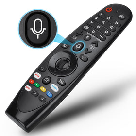 EWO'S remote beside original LG remote highlighting compatible replacement advantage