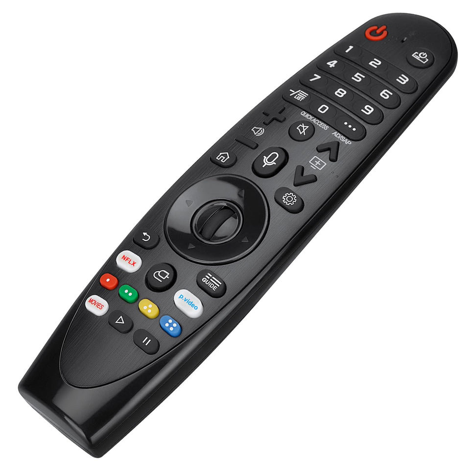 EWO'S front view of remote showing buttons and layout for easy control
