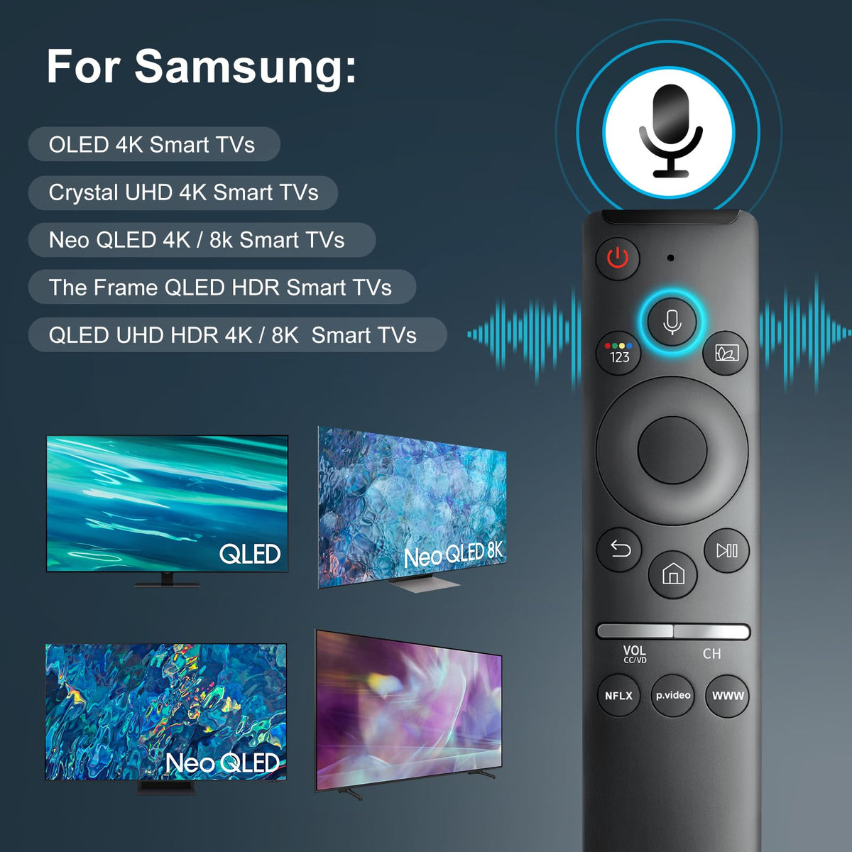 EWO'S remote in hand illustrating ergonomic grip for comfortable use.