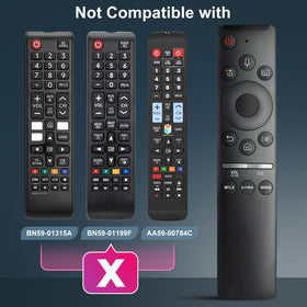 Voice search on Samsung TV using EWO'S remote for quick access to content.