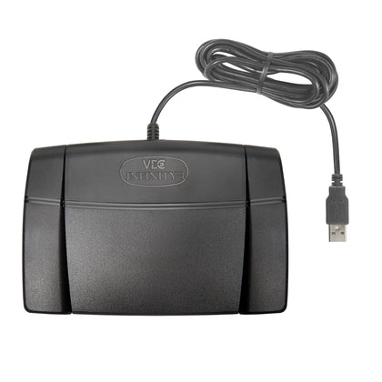 Executive Communication Systems Infinity 3 foot pedal Play focus supports hands-free transcription