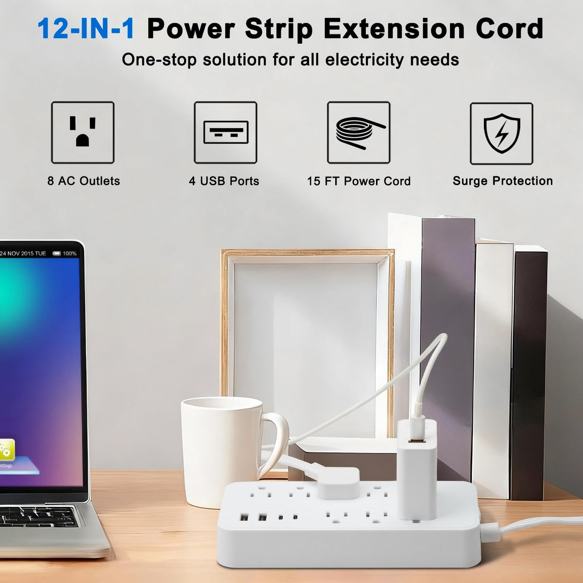 EXGOLGRIK close-up of ultra-thin flat plug that fits behind furniture conveniently