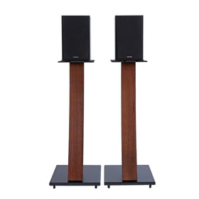 EXIMUS 290 Series espresso floor spikes improve stability on carpet or hard floors