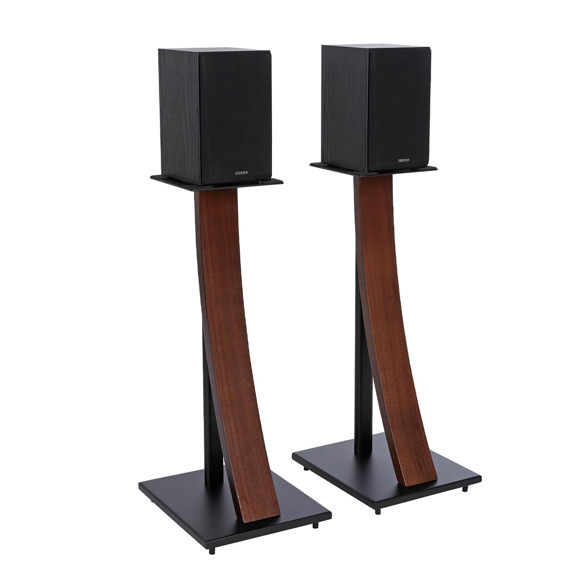 EXIMUS 290 Series espresso front view highlighting real wood construction for sturdy listening