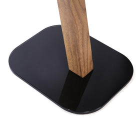 EXIMUS 610 oak stand assembled for satellite speakers