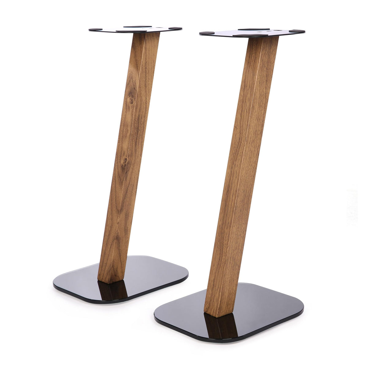 EXIMUS 610 oak stand cable management keeps cables hidden