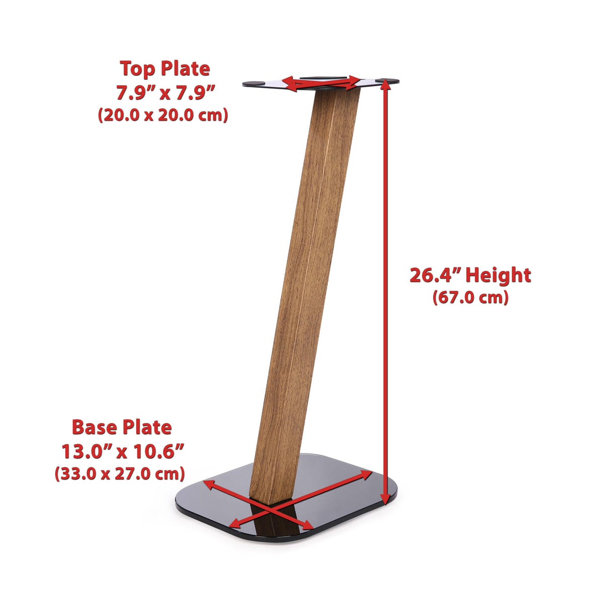 EXIMUS 610 oak stand 67 cm height for optimal listening