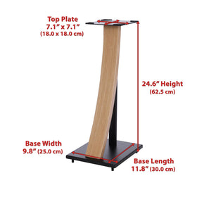 EXIMUS floor spikes and soft covers provide stable placement on carpet or hard floors.