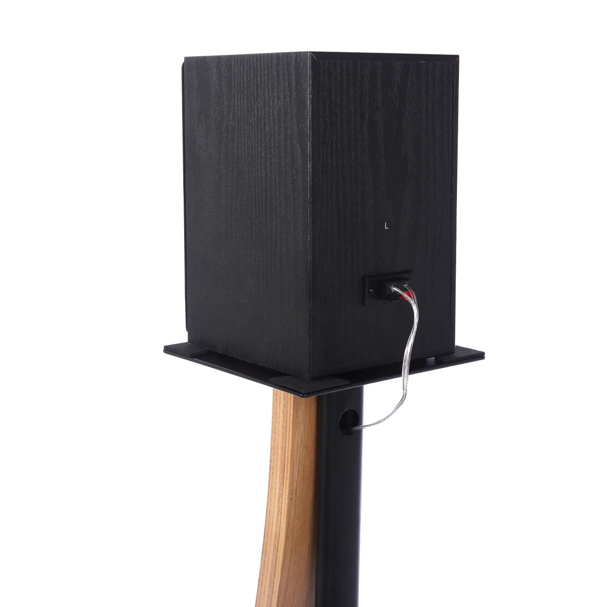 EXIMUS ideal height 24.6 inches aligns listening position for many rooms.