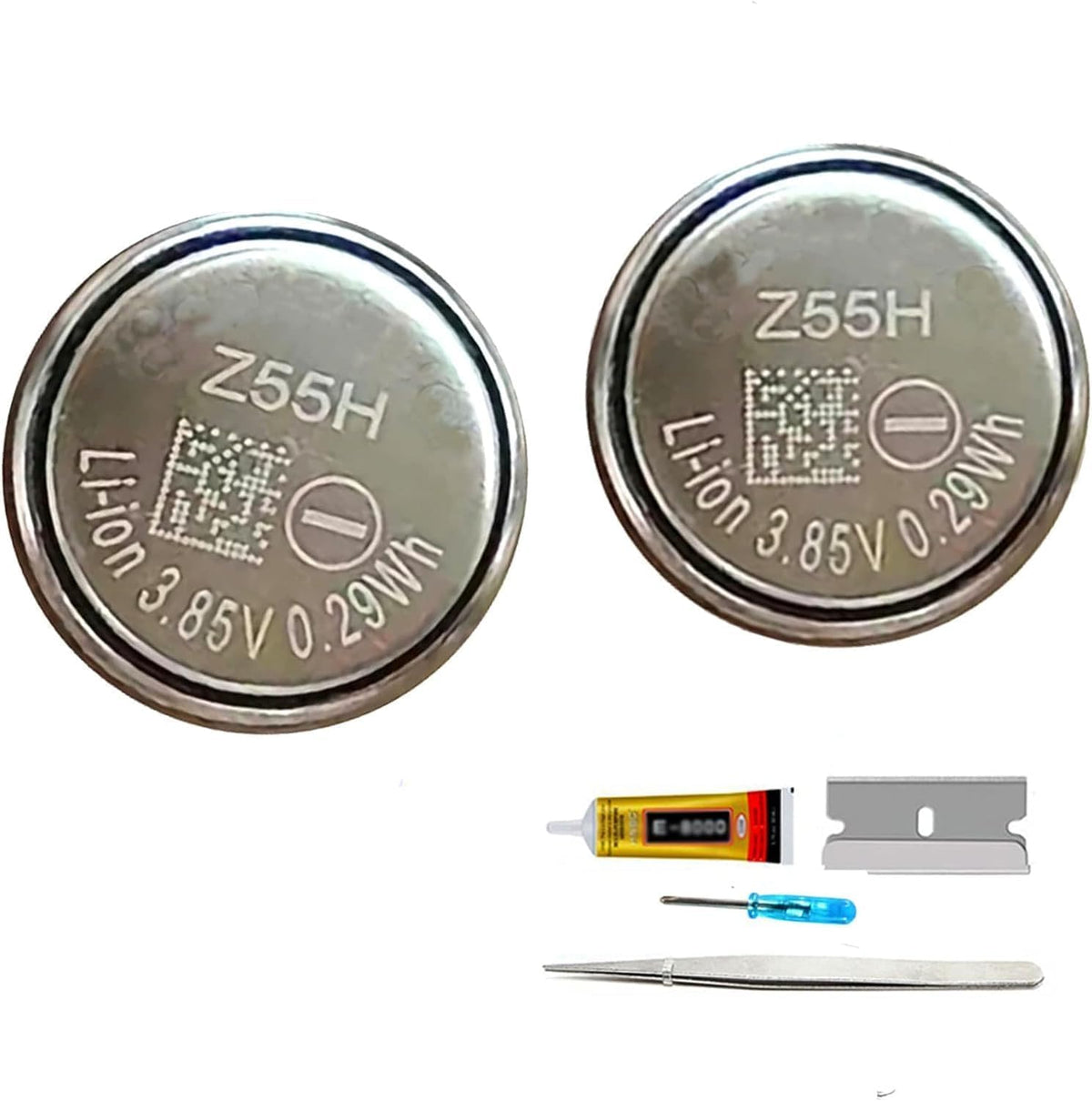 EXMUMCMR Z55H battery supplies 3.85V for stable headset performance.