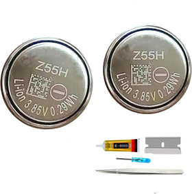 EXMUMCMR Z55H battery supplies 3.85V for stable headset performance.