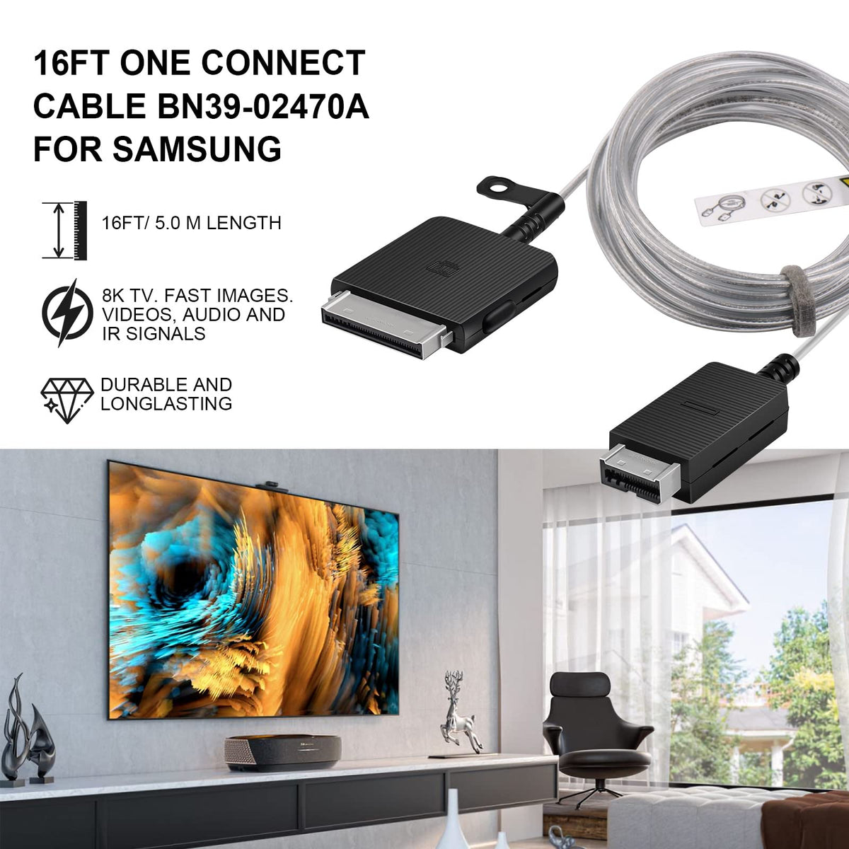 ExploreHome BN39-02470A connectors and ends for easy plug-and-play connection