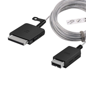 ExploreHome BN39-02470A 16ft One Connect Cable for Samsung Frame TV shows flexible reach