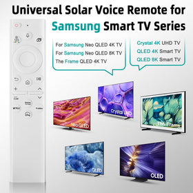 ExploreHome remote microphone close-up enabling precise voice search