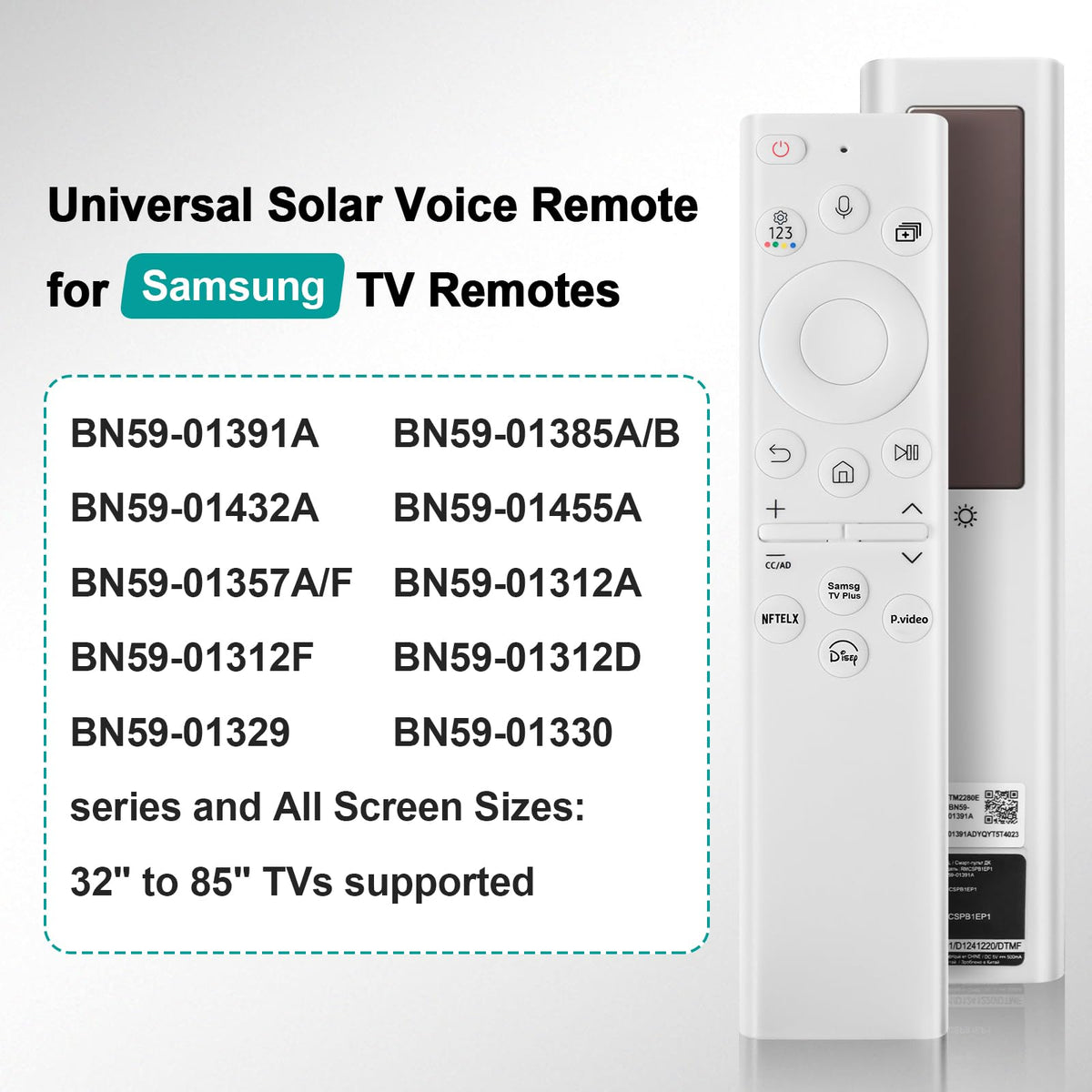 ExploreHome remote four shortcut buttons for instant streaming access