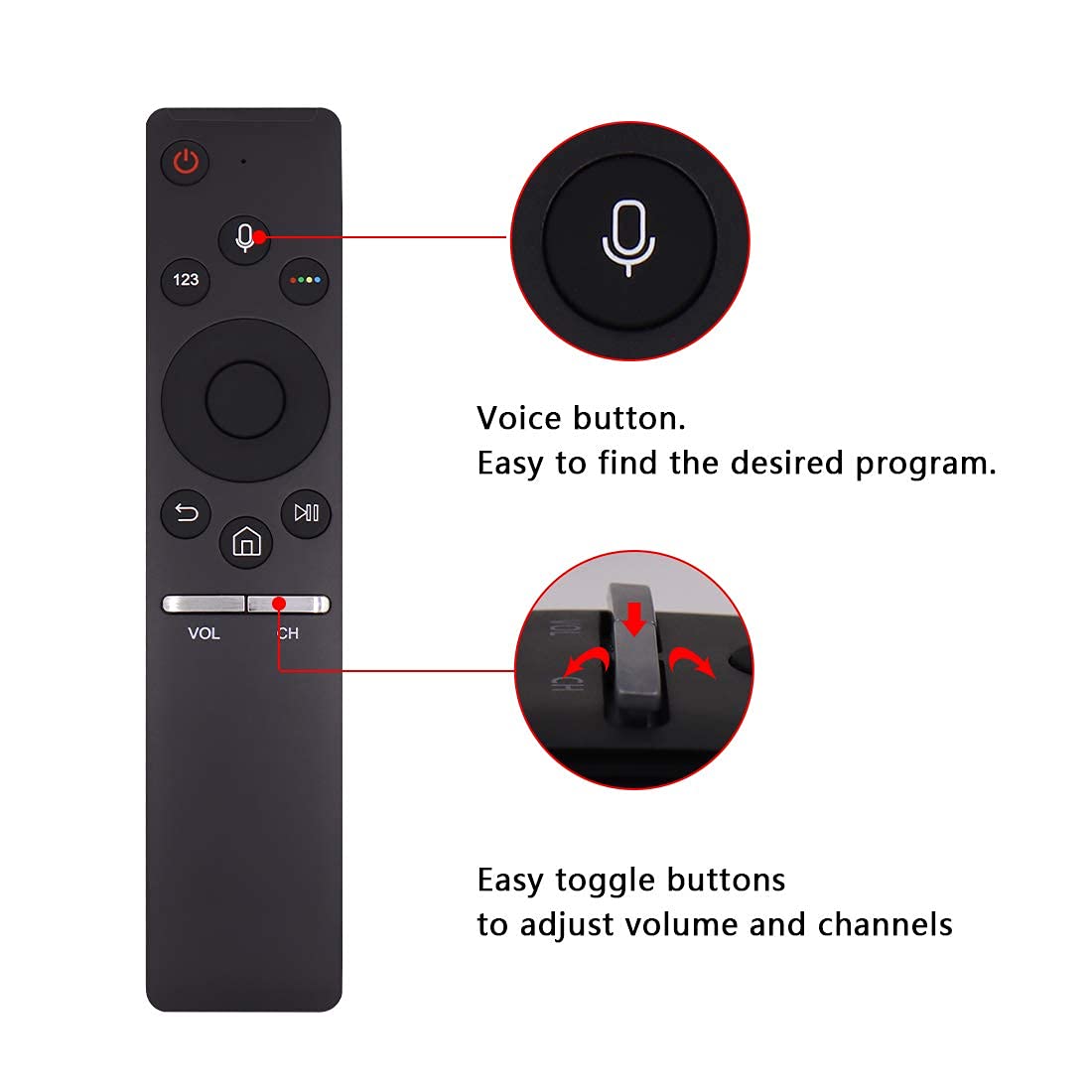 ExploreHome ergonomic hand-fit remote demonstrating comfortable grip during long viewing.
