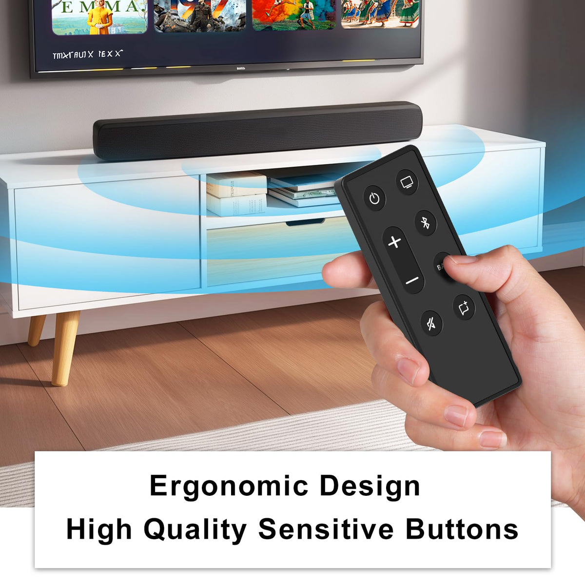 ExploreHome remote for Bose Solo 10 Series II provides quick navigation