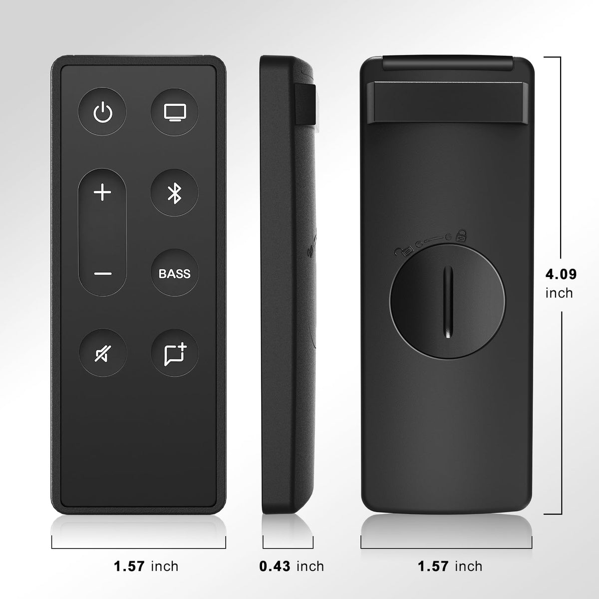ExploreHome remote with durable buttons designed for heavy daily use