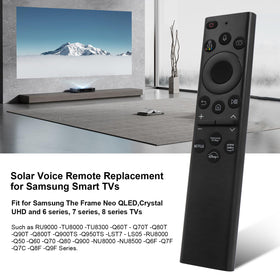 ExploreHome remote held in hand to show size and comfortable ergonomic benefit