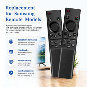 EYAIOROTES remote battery compartment with quick two-AAA setup.
