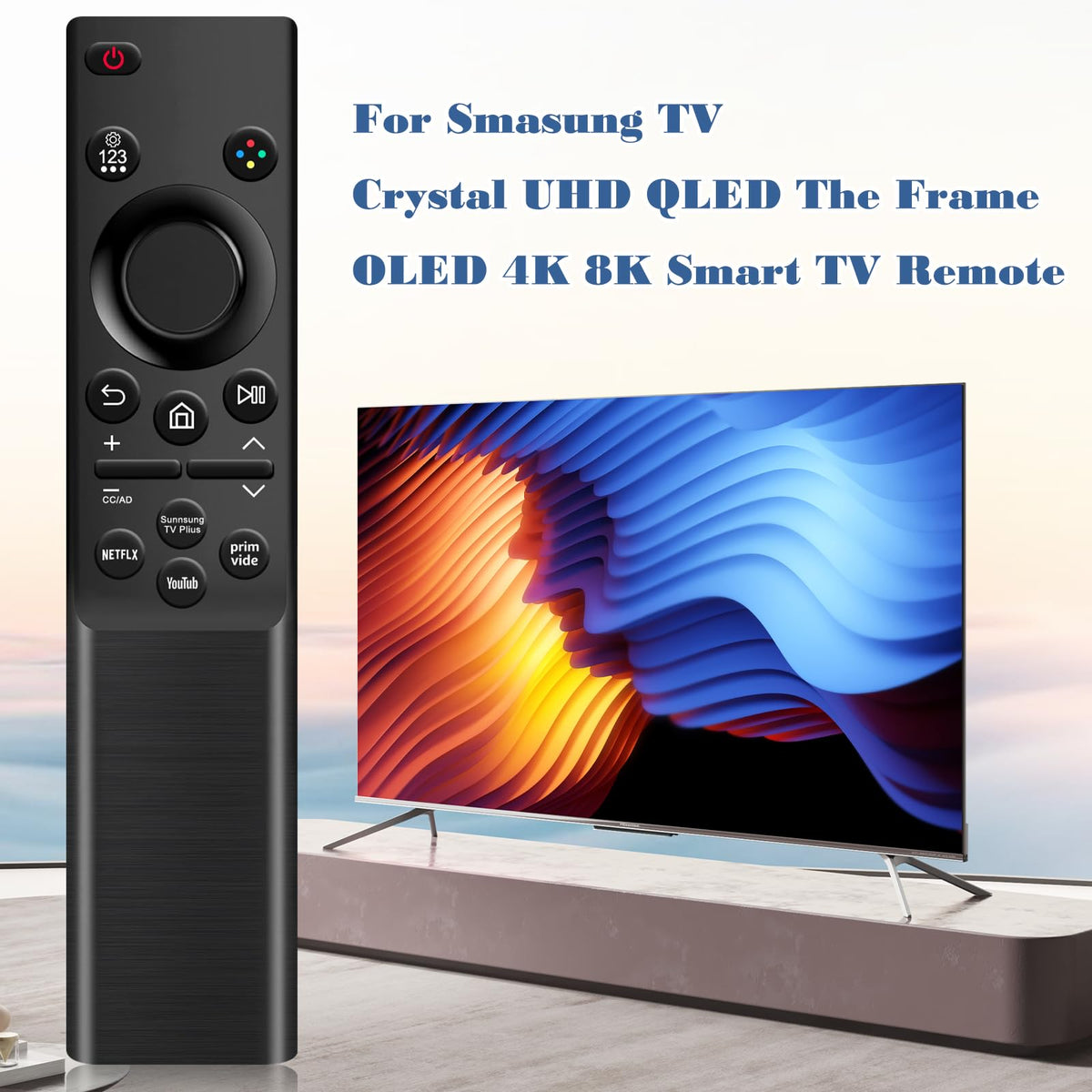 EYAIOROTES slim, lightweight remote held comfortably during use.