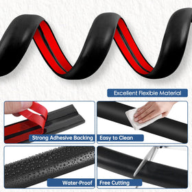 EYAYEN cord hider floor curved surface reduces trip hazards while blending with decor.